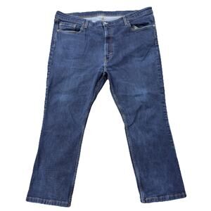 Levis 511 Slim Jeans Dark Wash Stretch Denim Blue 46x30 Actual Size 45x27